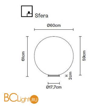 Настольная лампа Fabbian Lumi F07 B63 01 - Схема