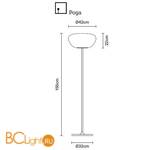 Торшер Fabbian Lumi F07 C05 01 - Схема