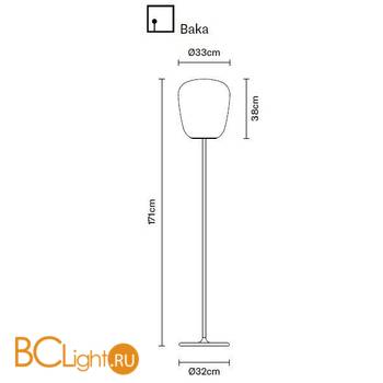 Торшер Fabbian Lumi F07 C07 01 - Схема