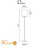 Торшер Fabbian Lumi F07 C07 01 - Схема