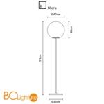 Торшер Fabbian Lumi F07 C11 01 - Схема