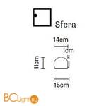 Настенный светильник Fabbian Lumi F07 D01 01 - Схема