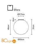 Потолочный светильник Fabbian Lumi F07 E33 01 - Схема