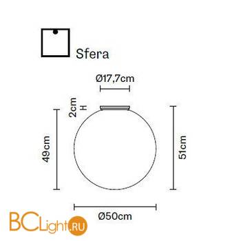 Потолочный светильник Fabbian Lumi F07 E51 01 - Схема