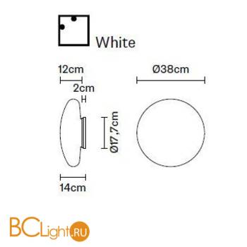 Настенно-потолочный светильник Fabbian Lumi F07 G11 01 - Схема