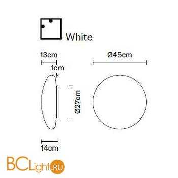 Настенно-потолочный светильник Fabbian Lumi F07 G13 01 - Схема
