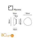 Настенно-потолочный светильник Fabbian Lumi F07 G15 01 - Схема