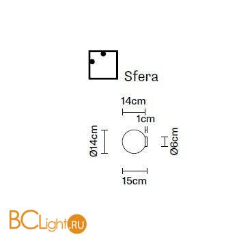 Настенно-потолочный светильник Fabbian Lumi F07 G25 01 - Схема