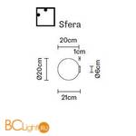 Настенно-потолочный светильник Fabbian Lumi F07 G27 01 - Схема