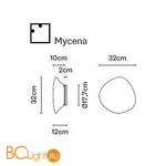 Настенно-потолочный светильник Fabbian Lumi F07 G39 01 - Схема