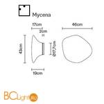 Настенно-потолочный светильник Fabbian Lumi F07 G43 01 - Схема