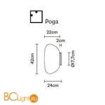 Настенно-потолочный светильник Fabbian Lumi F07 G45 01 - Схема
