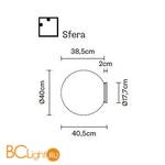 Настенно-потолочный светильник Fabbian Lumi F07 G49 01 - Схема