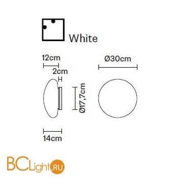 Настенно-потолочный светильник Fabbian Lumi F07 G53 01 - Схема