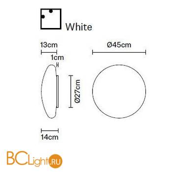 Настенно-потолочный светильник Fabbian Lumi F07 G57 01 - Схема