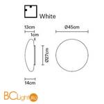 Настенно-потолочный светильник Fabbian Lumi F07 G57 01 - Схема