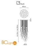 Подвесной светильник Fabbian Lumi F07 A31 01 - Схема