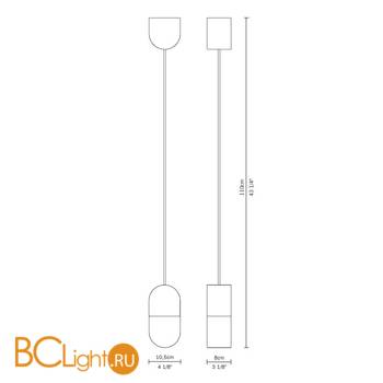 Подвесной светильник Fabbian Matisse D79 A01 00 - Схема