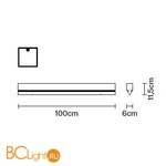 Потолочный светильник Fabbian Metropole F42 M14 69 - Схема