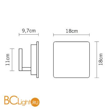 Бра Fabbian No More F06 D01 01 - Схема