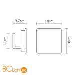 Бра Fabbian No More F06 D03 70 - Схема