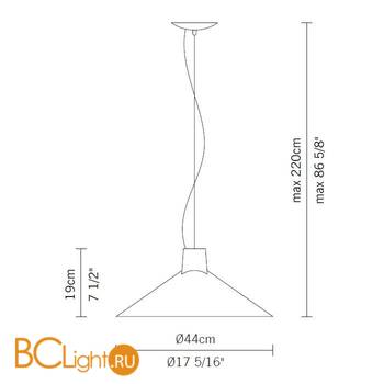 Подвесной светильник Fabbian Oriente D10 A01 01 - Схема