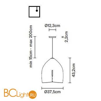 Подвесной светильник Fabbian Oru F25 A01 73 - Схема