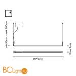 Подвесной светильник Fabbian Pivot F39 A01 75 - Схема