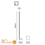 Торшер Fabbian Pivot F39 C01 01 - Схема