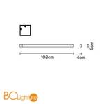 Настенно-потолочный светильник Fabbian Pivot F39 G03 01 - Схема