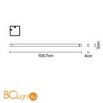 Настенно-потолочный светильник Fabbian Pivot F39 G05 01 - Схема