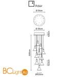 Подвесной светильник Fabbian Polair F32 A43 00 - Схема