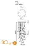 Подвесной светильник Fabbian Polair F32 A44 00 - Схема