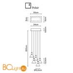 Подвесной светильник Fabbian Polair F32 A47 00 - Схема