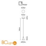 Подвесной светильник Fabbian Polair F32 A51 00 - Схема