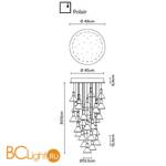 Подвесной светильник Fabbian Polair F32 A55 00 - Схема