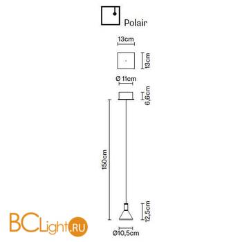 Подвесной светильник Fabbian Polair F32 A56 00 - Схема