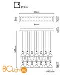 Подвесной светильник Fabbian Polair F32 A59 00 - Схема