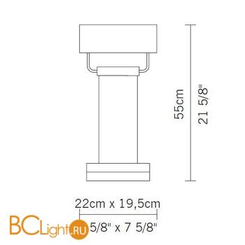 Настольная лампа Fabbian Prima D21 B01 21 - Схема