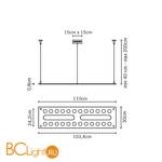 Подвесной светильник Fabbian Pulse F03 A01 00 - Схема