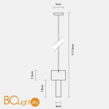 Подвесной светильник Fabbian Rampu F02 A01 02 - Схема
