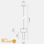 Подвесной светильник Fabbian Rampu F02 A01 02 - Схема