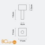 Потолочный светильник Fabbian Rampu F02 E01 01 - Схема