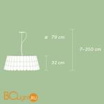 Подвесной светильник Fabbian Roofer F12 A07 21 - Схема