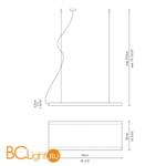 Подвесной светильник Fabbian Sky D40 A01 00 - Схема