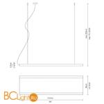 Подвесной светильник Fabbian Sky D40 A03 00 - Схема