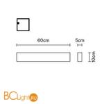 Настенный светильник Fabbian Slot F15 D02 01 - Схема