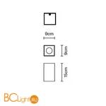 Спот (точечный светильник) Fabbian Slot F15 E02 61 - Схема