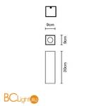 Спот (точечный светильник) Fabbian Slot F15 E04 01 - Схема