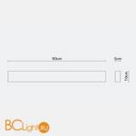 Настенный светильник Fabbian Slot F15 D03 01 - Схема